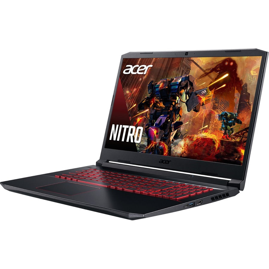 Ordinateur portable de jeu Acer Nitro 5 AN517-52 AN517-52-59RD 17,3" - Full HD - 1920 x 1080 - Intel Core i5 10e génération i5-10300H Quad-core (4 cœurs) 2,50 GHz - 8 Go de RAM - 512 Go de SSD - Noir obsidienne NH.Q82AA.002
