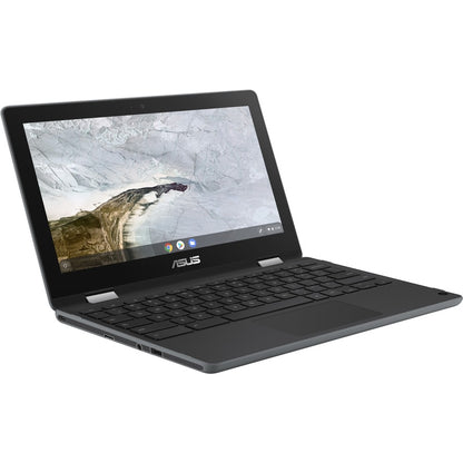 Asus Chromebook Flip C214 C214MA-C1RS-CA Chromebook 2 en 1 robuste avec écran tactile 11,6" - HD - 1366 x 768 - Intel Celeron N4020 Dual-core (2 cœurs) 1,10 GHz - 4 Go de RAM - 64 Go de mémoire flash - Gris foncé C214MA-C1RS-CA