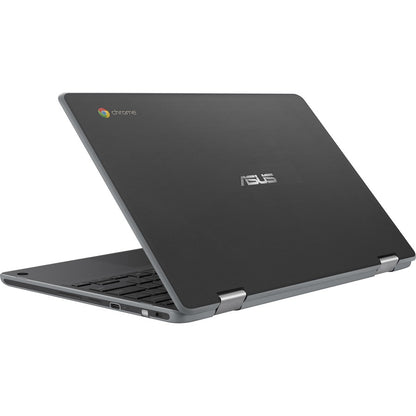 Asus Chromebook Flip C214 C214MA-C1RS-CA Chromebook 2 en 1 robuste avec écran tactile 11,6" - HD - 1366 x 768 - Intel Celeron N4020 Dual-core (2 cœurs) 1,10 GHz - 4 Go de RAM - 64 Go de mémoire flash - Gris foncé C214MA-C1RS-CA