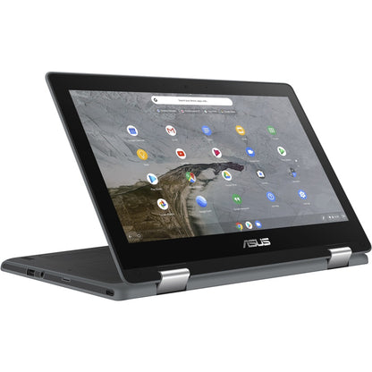 Asus Chromebook Flip C214 C214MA-C1R-CA Chromebook 2 en 1 robuste à écran tactile 11,6" - HD - 1366 x 768 - Intel Celeron N4020 Dual-core (2 Core) 1,10 GHz - 4 Go de RAM - 32 Go de mémoire flash - Gris foncé C214MA-C1R-CA