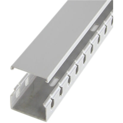 StarTech.com StarTech.com 2in x 1in Open Slot Wiring Cable Raceway Duct with Cover - Open Slot - Cable raceway - gray - 1.7 m AD105X1
