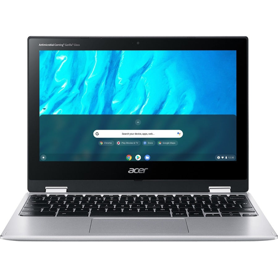 Acer Chromebook Spin 311 CP311-3H CP311-3H-K5V3 Chromebook 2 en 1 tactile 11,6" - HD - 1366 x 768 - ARM Cortex A73 2 GHz + Cortex A53 2 GHz - 4 Go de RAM - 32 Go de mémoire flash - Argent pur NX.HUVAA.009