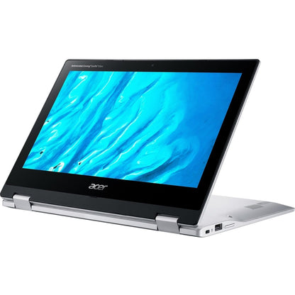 Acer Chromebook Spin 311 CP311-3H CP311-3H-K5V3 Chromebook 2 en 1 tactile 11,6" - HD - 1366 x 768 - ARM Cortex A73 2 GHz + Cortex A53 2 GHz - 4 Go de RAM - 32 Go de mémoire flash - Argent pur NX.HUVAA.009