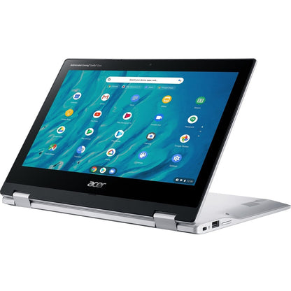 Acer Chromebook Spin 311 CP311-3H CP311-3H-K5V3 Chromebook 2 en 1 tactile 11,6" - HD - 1366 x 768 - ARM Cortex A73 2 GHz + Cortex A53 2 GHz - 4 Go de RAM - 32 Go de mémoire flash - Argent pur NX.HUVAA.009