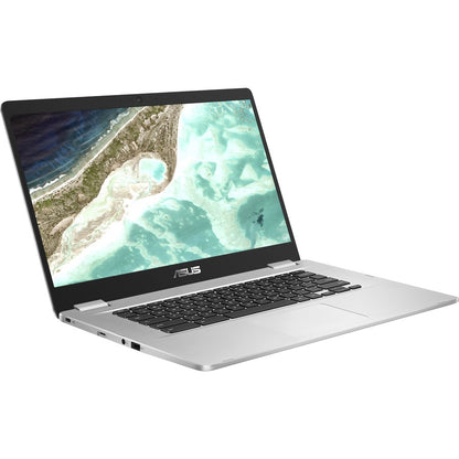 Asus Chromebook C523 C523NA-C1-CA Chromebook tactile 15,6" - Full HD - 1920 x 1080 - Intel Pentium N4200 Quad-core (4 Core) 1,10 GHz - 4 Go RAM - 64 Go Mémoire Flash - Argent C523NA-C1-CA