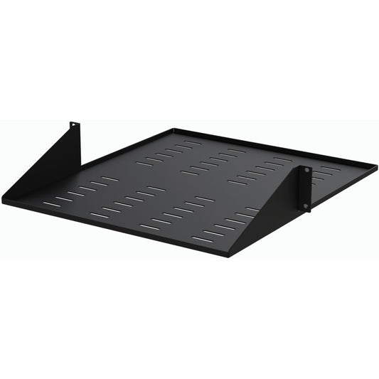 Étagère pour rack de serveur à 2 montants StarTech.com - Ventilée - Montage central - Jusqu'à 34 kg - Étagère pour rack réseau à 2 montants (CABSHF2POSTV2) CABSHF2POSTV2