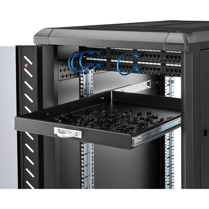 StarTech.com StarTech.com Black Deep Sliding Server Shelf SLIDESHELFD
