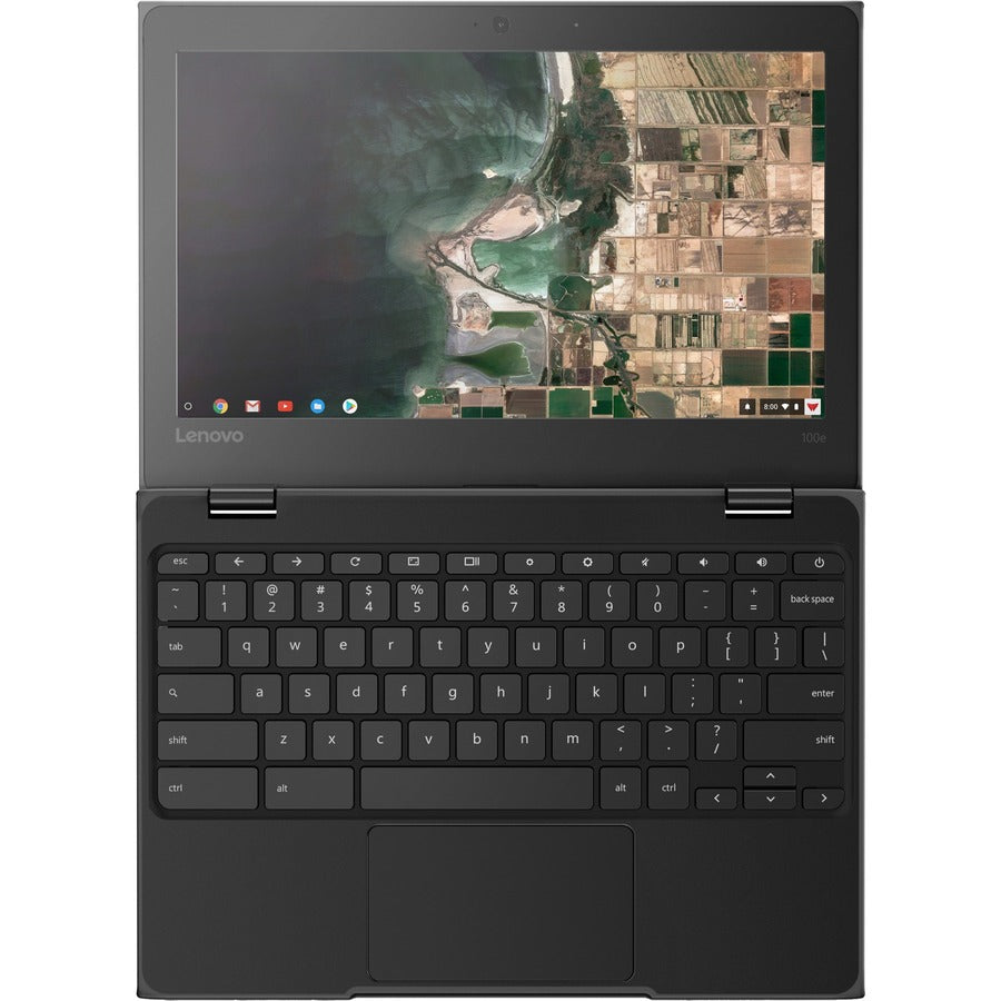 Lenovo 100e Chromebook 2e génération 81MA002FUS Chromebook 11,6" - HD - 1366 x 768 - Intel Celeron N4020 Dual-core (2 cœurs) 1,10 GHz - 4 Go de RAM totale - 32 Go de mémoire flash - Noir 81MA002FUS