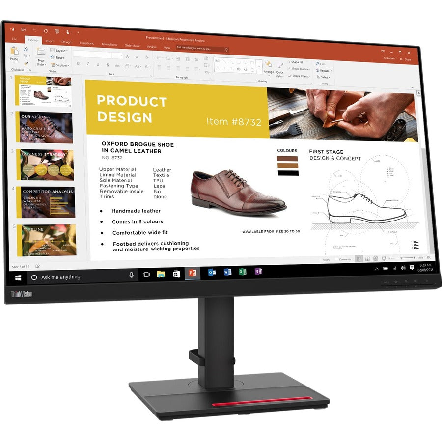 Lenovo ThinkVision P32P-20 31.5" 4K UHD WLED LCD Monitor - 16:9 - Raven Black 62A2GAR2US