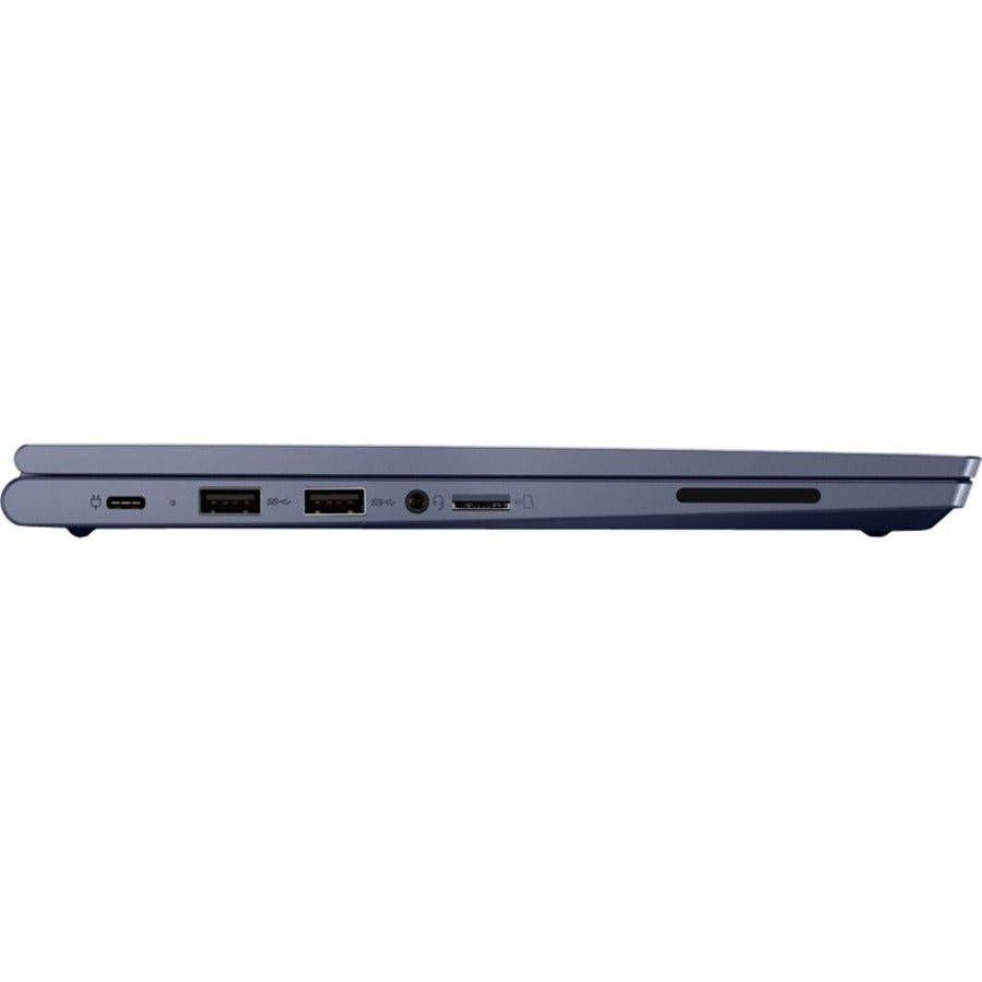 Lenovo ThinkPad C13 Yoga Gen 1 20UX001XUS Chromebook convertible 2 en 1 à écran tactile 13,3" - Full HD - 1920 x 1080 - AMD Ryzen 5 3500C Quad-core (4 Core) 2,10 GHz - 8 Go de RAM totale - 128 Go de SSD - Bleu abysse 20UX001XUS