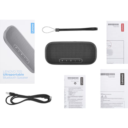 Lenovo 700 Portable Bluetooth Speaker System - 4 W RMS - Gray 4XD0T32974