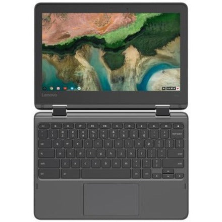 Lenovo 300e Chromebook 2e génération 81MB001UCF Chromebook convertible 2 en 1 à écran tactile 11,6" - HD - 1366 x 768 - Intel Celeron N4020 Dual-core (2 cœurs) 1,10 GHz - 4 Go de RAM totale - 32 Go de mémoire flash - Noir 81MB001UCF