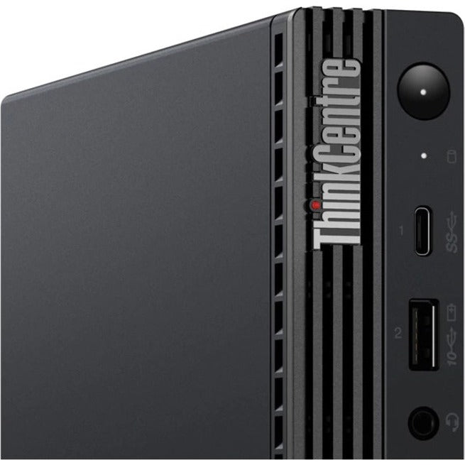 Ordinateur de bureau Lenovo ThinkCentre M80q 11DN0039US - Intel Core i5 10e génération i5-10500T Hexa-core (6 cœurs) 2,30 GHz - 8 Go de RAM DDR4 SDRAM - 256 Go SSD - Tiny - Raven Black 11DN0039US