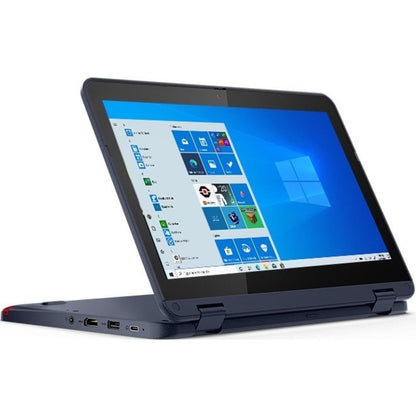 Ordinateur portable convertible 2 en 1 Lenovo 300w Gen 3 82J1000HUS 11,6" à écran tactile - HD - 1366 x 768 - AMD 3015e Dual-core (2 cœurs) 1,20 GHz - 4 Go de RAM totale - 64 Go de mémoire flash - Bleu abysse 82J1000HUS