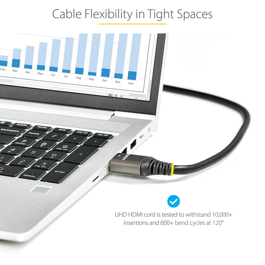 Câble HDMI 2.1 StarTech.com de 3 m, câble HDMI ultra haute vitesse certifié 48 Gbit/s, 8K 60 Hz/4K 120 Hz HDR10+, câble HDMI 8K, moniteur/écran HDMM21V3M