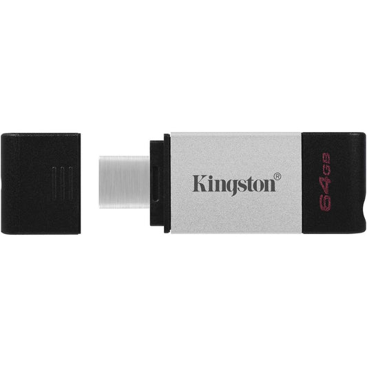 Clé USB 3.2 (1ère génération) Type C Kingston DataTraveler 80 64 Go DT80/64 Go