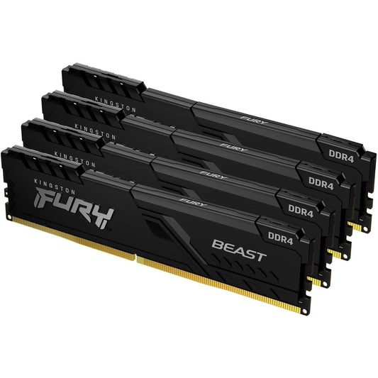Kit de mémoire Kingston FURY Beast 64 Go (4 x 16 Go) DDR4 SDRAM KF426C16BB1K4/64