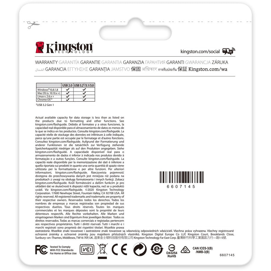 Clé USB Kingston DataTraveler Duo avec connecteur USB-A et USB-C DTDE/32 Go