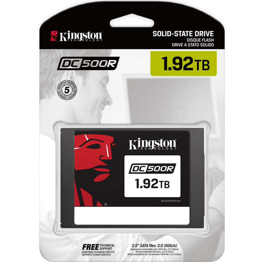 Kingston Enterprise SSD DC500R (centrée sur la lecture) 1,92 To SEDC500R/1920G