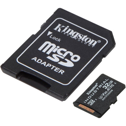 Carte microSDHC SDCIT2/32 Go Kingston Industrial Classe 10/UHS-I (U3) V30 32 Go
