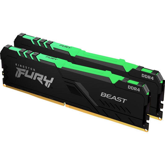 Kit de mémoire Kingston FURY Beast 64 Go (2 x 32 Go) DDR4 SDRAM KF432C16BBAK2/64
