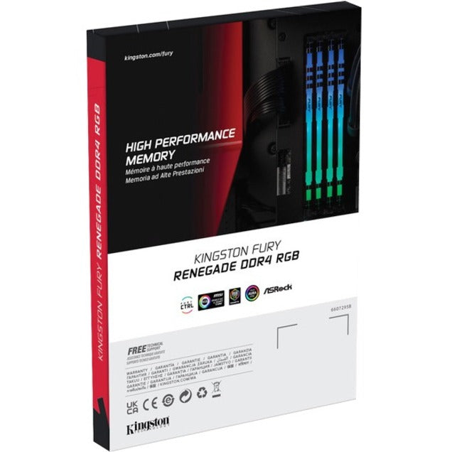 Kit de mémoire Kingston FURY Renegade 32 Go (4 x 8 Go) DDR4 SDRAM KF430C15RBAK4/32