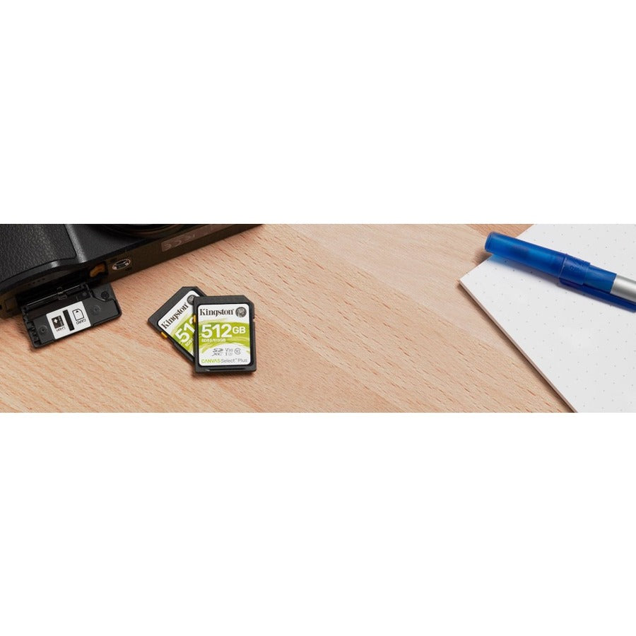 Kingston Canvas Select Plus 512 GB Class 10/UHS-I (U3) SDXC - 1 Pack SDS2/512GB