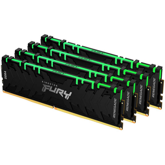 Kit de mémoire Kingston FURY Renegade 64 Go (4 x 16 Go) DDR4 SDRAM KF432C16RB1AK4/64