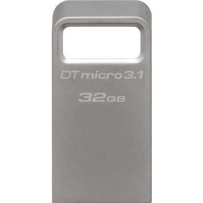 Clé USB ultra-compacte Kingston DTMicro USB 3.1/3.0 Type-A 32 Go en métal DTMC3/32 Go