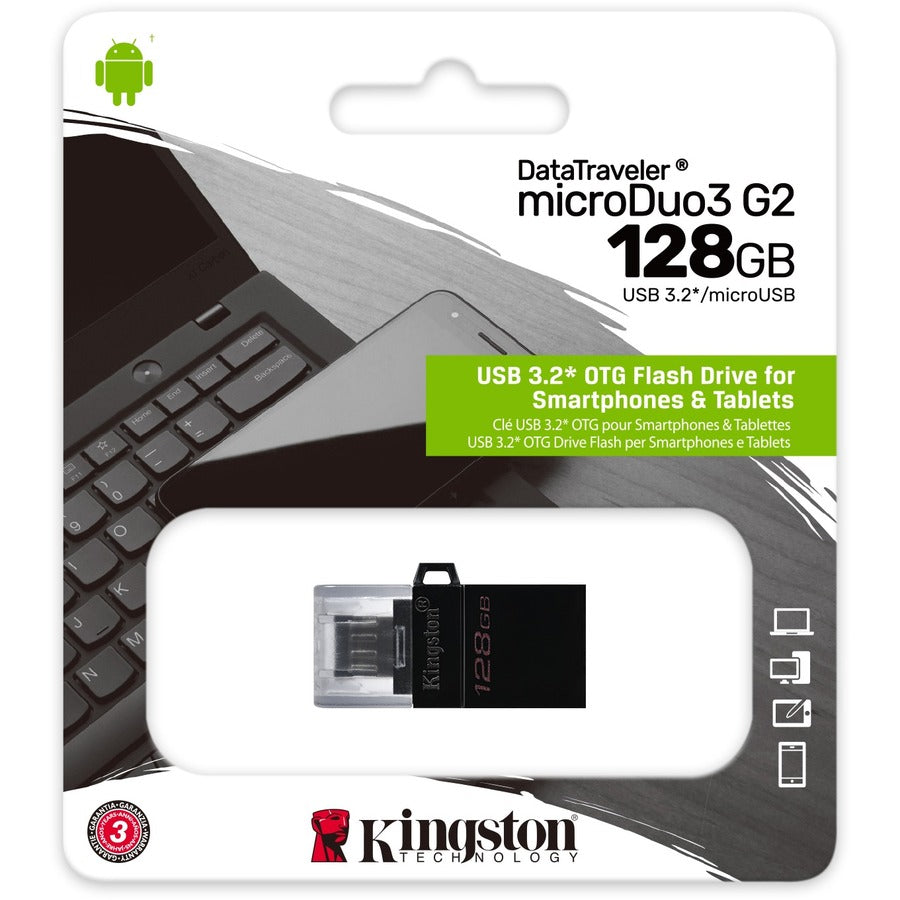 Kingston DataTraveler microDuo 3.0 G2 DTDUO3G2/128 Go