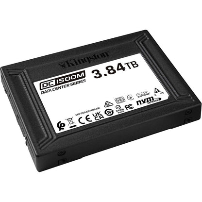 Disque SSD Kingston DC1500M 3,84 To - 2,5" interne - U.2 (PCI Express NVMe 3.0 x4) - Utilisation mixte SEDC1500M/3840G