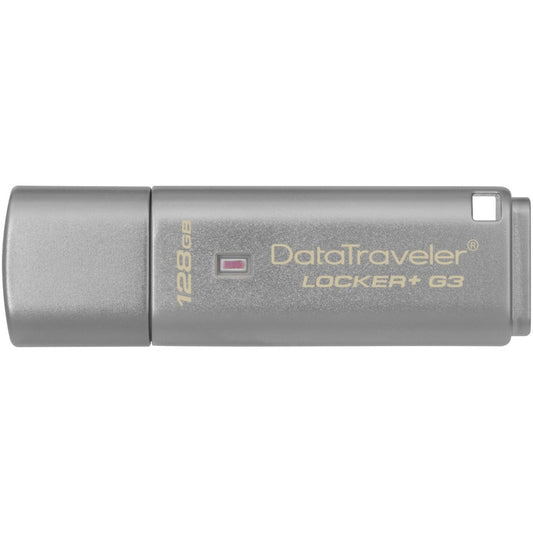 Clé USB 3.0 Type A Kingston DataTraveler Locker+ G3 128 Go DTLPG3/128 Go