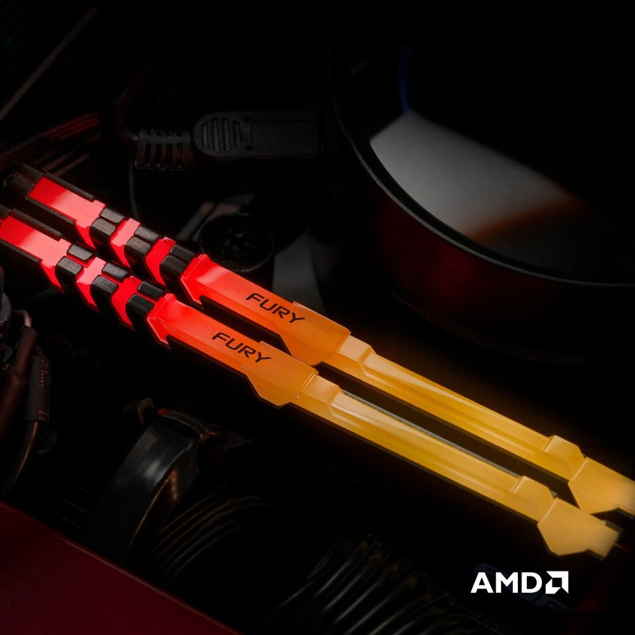 Kit de mémoire Kingston FURY Renegade 128 Go (4 x 32 Go) DDR4 SDRAM KF430C16RBAK4/128