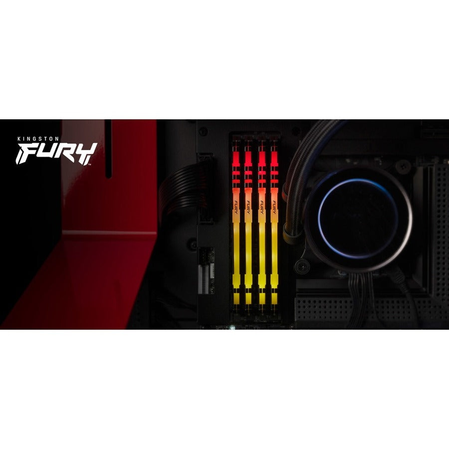 Kit de mémoire Kingston FURY Beast 128 Go (4 x 32 Go) DDR4 SDRAM KF426C16BBAK4/128