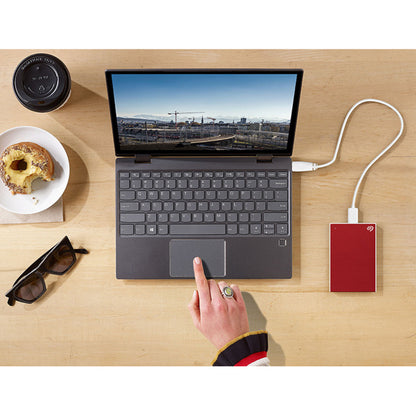 Disque dur externe portable Seagate Backup Plus Slim STHN1000403 1 To - 2,5" - Rouge STHN1000403