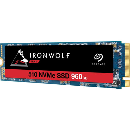Seagate IronWolf 510 ZP960NM30011 960 GB Solid State Drive - M.2 2280 Internal - PCI Express NVMe (PCI Express NVMe 3.0 x4) - Conventional Magnetic Recording (CMR) Method ZP960NM30011