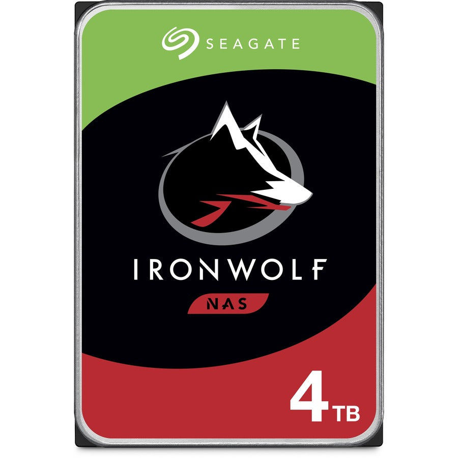 Disque dur Seagate IronWolf ST4000VN008 4 To - 3,5" interne - SATA (SATA/600) - Méthode d'enregistrement magnétique conventionnel (CMR) ST4000VN008