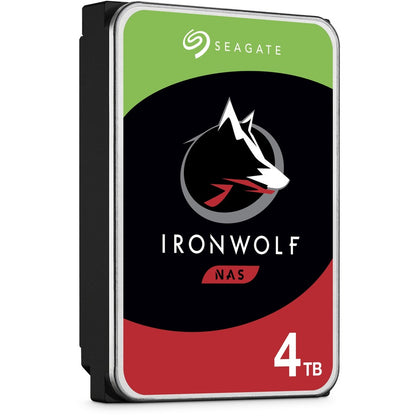 Disque dur Seagate IronWolf ST4000VN008 4 To - 3,5" interne - SATA (SATA/600) - Méthode d'enregistrement magnétique conventionnel (CMR) ST4000VN008