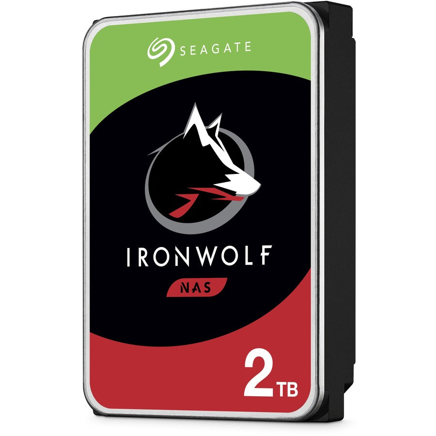 Disque dur Seagate IronWolf ST2000VN004 2 To - 3,5" interne - SATA (SATA/600) - Méthode d'enregistrement magnétique conventionnel (CMR) ST2000VN004