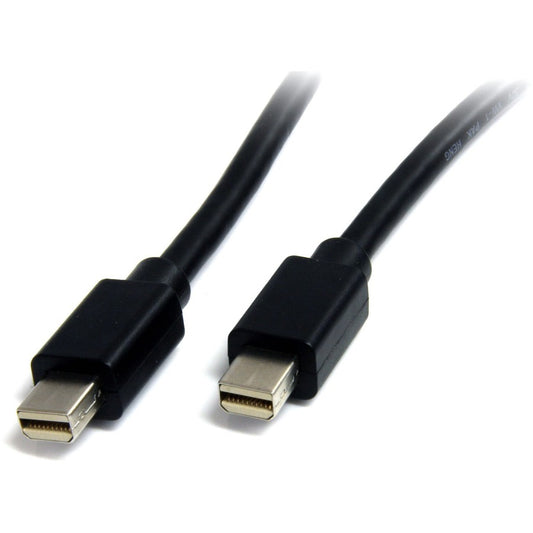 StarTech.com Câble Mini DisplayPort 1 m (3 pi), vidéo Ultra HD 4K x 2K, câble Mini DisplayPort 1.2, câble Mini DP pour moniteur, cordon mDP, M/M MDISP1M