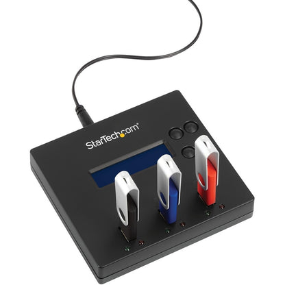 StarTech.com Duplicateur et effaceur USB autonome 1:2 - Cloneur de clé USB - Copieur de clé USB 2.0 / Effaceur de pouce (USBDUP12) USBDUP12