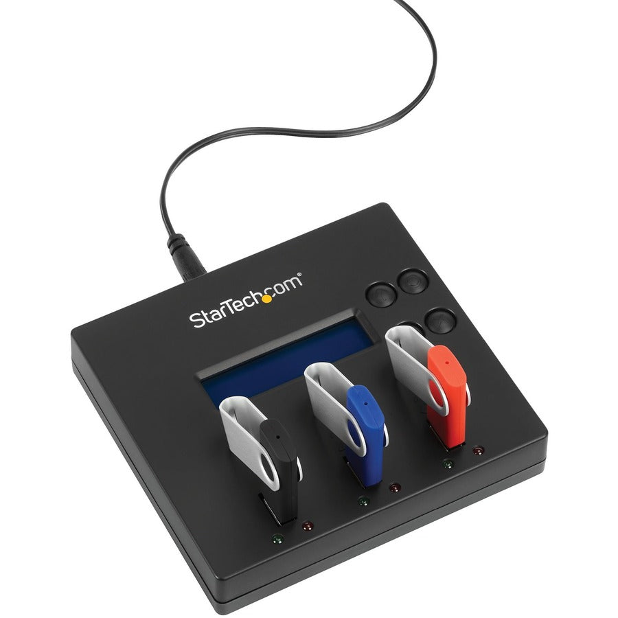 StarTech.com Duplicateur et effaceur USB autonome 1:2 - Cloneur de clé USB - Copieur de clé USB 2.0 / Effaceur de pouce (USBDUP12) USBDUP12
