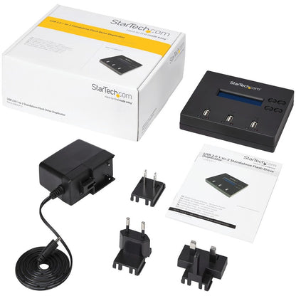 StarTech.com Duplicateur et effaceur USB autonome 1:2 - Cloneur de clé USB - Copieur de clé USB 2.0 / Effaceur de pouce (USBDUP12) USBDUP12