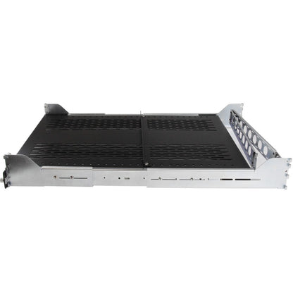 StarTech.com Étagère de rack coulissante ventilée 2U avec bras de gestion des câbles et profondeur de montage réglable - 56,7 kg UNISLDSHF19M