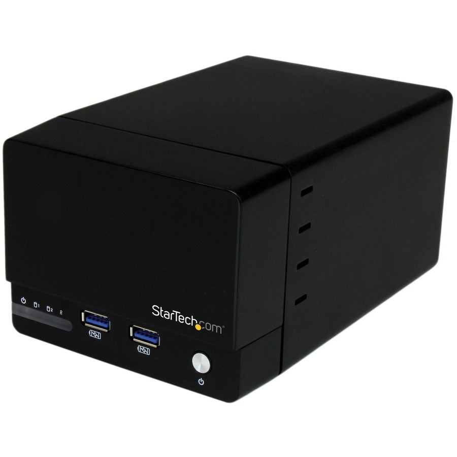 Boîtier RAID pour disque dur SATA III 3,5 pouces double USB 3.0 StarTech.com avec hub USB à charge rapide et UASP S352BU33HR