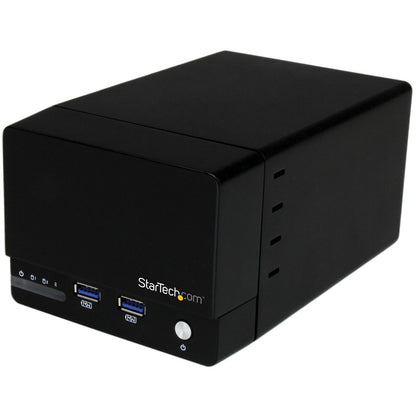 Boîtier RAID pour disque dur SATA III 3,5 pouces double USB 3.0 StarTech.com avec hub USB à charge rapide et UASP S352BU33HR