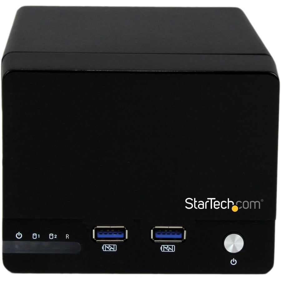Boîtier RAID pour disque dur SATA III 3,5 pouces double USB 3.0 StarTech.com avec hub USB à charge rapide et UASP S352BU33HR