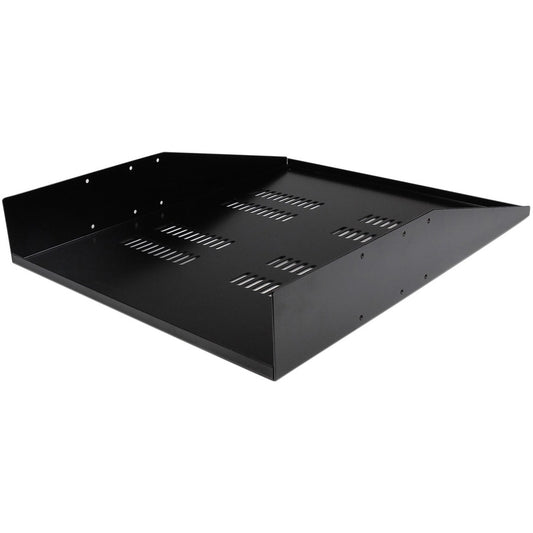 Étagère cantilever ventilée à 2 montants pour rack de serveur 2U - Étagère pour rack de serveur à montage central/central - 68 kg CABSHF2POSTV