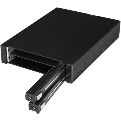 StarTech.com Dual-Bay 2.5in SATA SSD / HDD Rack for 3.5in Front Bay - Trayless SATA Backplane - RAID HSB225S3R