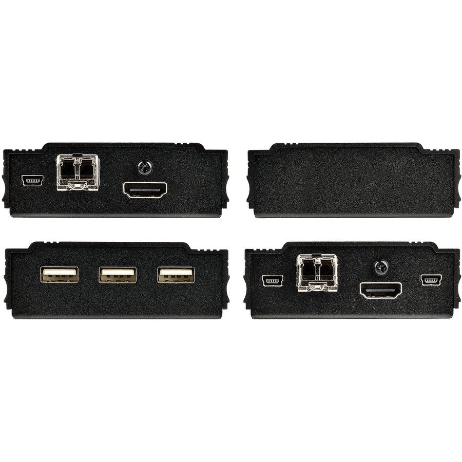 StarTech.com Extendeur KVM HDMI 4K sur fibre optique, vidéo HDMI et USB sur fibre optique, jusqu'à 300 m (multimode), modules SFP+ 10G MMF SV565FXHD4KU